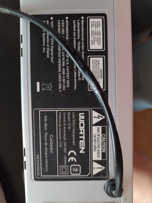 Leitor CD/DVD/Gravador Video VHS