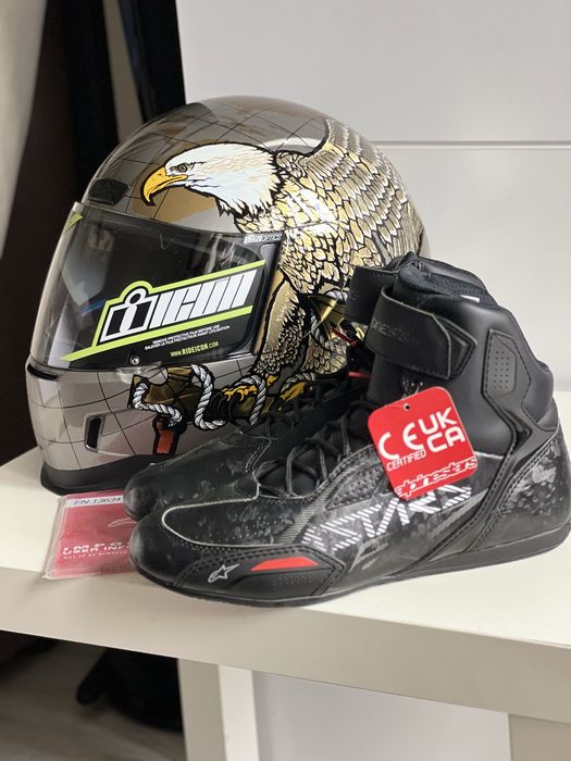 Новый шлем ICON AIRFLITE Airform Оригинал Shoei Nolan, hjc, agv, suomy
