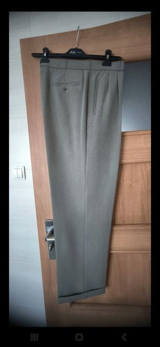 Spodnie garniturowe szare 176/ 92 XXL Pawo