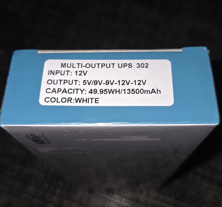 ДБЖ (безперебійник) для роутера (Mini DC UPS) WGP Optima 302 - 13500 mAh 27Вт