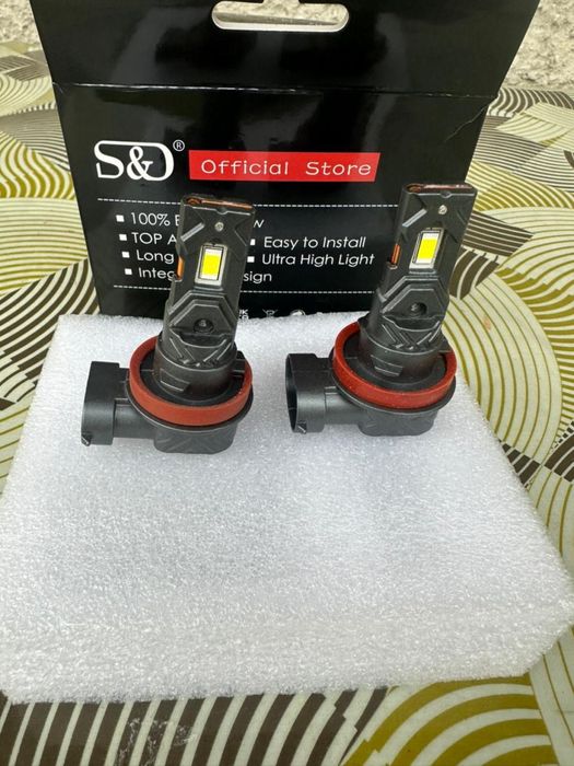 LED лампа H8 H9 H16JP 9005 HB3 9006 HB4 Світлодіодна автомобільна лампа для фар