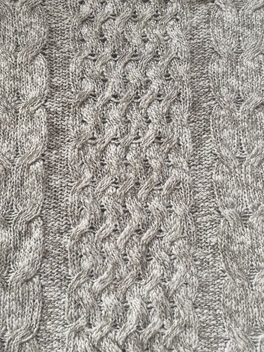 Piękny szary sweter H&M melanż rozm M