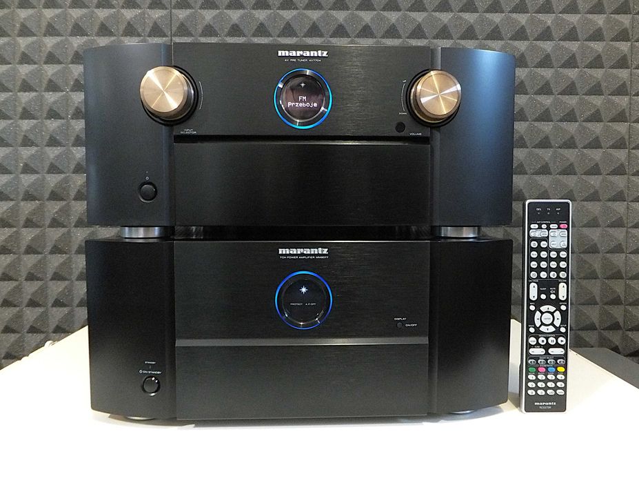 Kino domowe Hi-End MARANTZ - procesor AV AV7704 + końcówka mocy MM8077