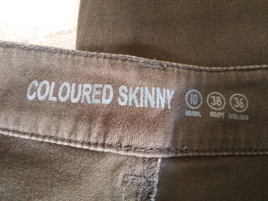 Calças Ganga Castanhas Coloured Skinny Denim Co. 38