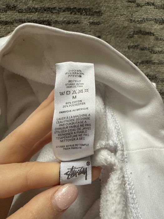 Худі stüssy 8 ball біле M