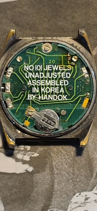 Zegarek LCD Handok Limit Korea, lata 70te
