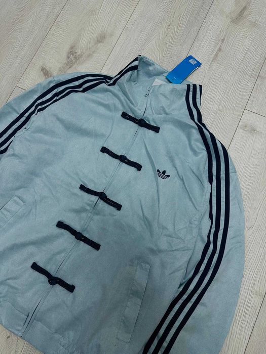 Adidas Chinese New Year Jacket - Зіпка в китайському стилі голуба блакитна кофта адідас куртка зіпка