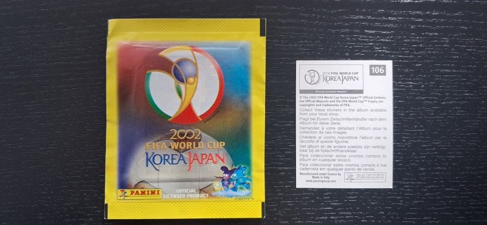 Cromo futebol de Guardiola(Mundial 2002)da Panini