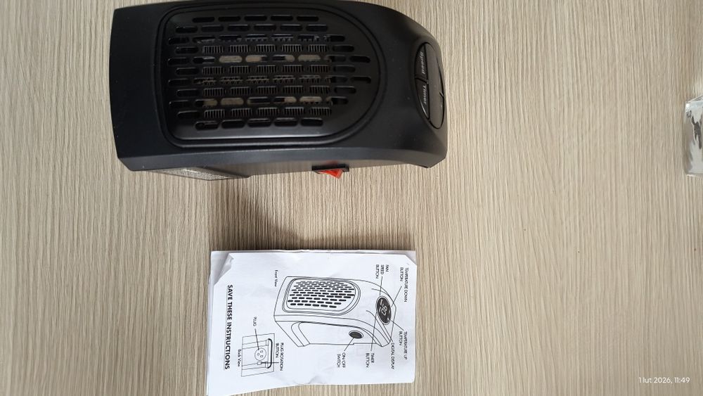 Mini grzejnik elektryczny
