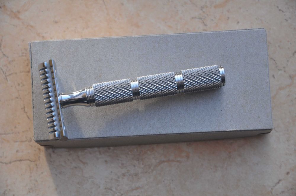 maszynka do golenia yaqi beast + rączka inox razorock super knurl