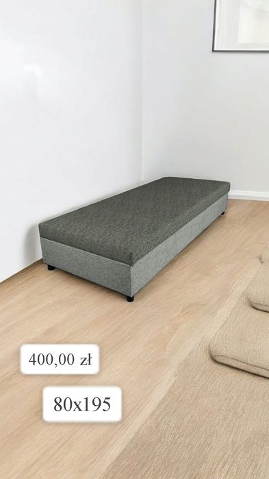 tapczan sofa łóżko młodzieżowe jednoosobowe z pojemnikiem na pościel