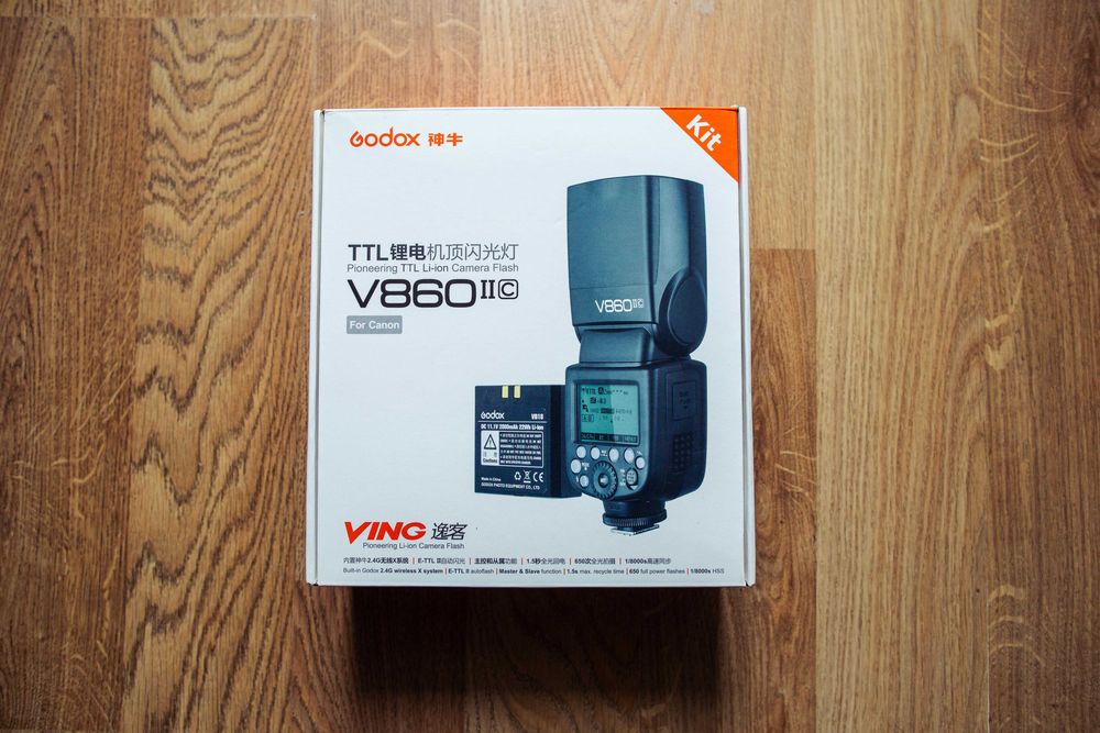 Спалах Godox V860II для Canon — Open Box (нова)