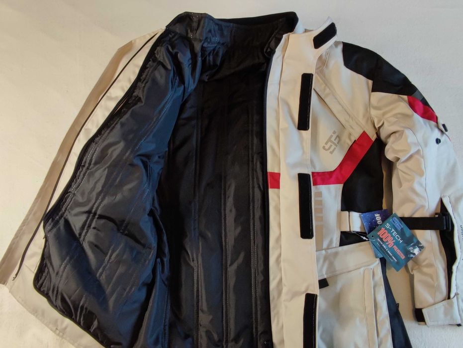 Casaco 2 em 1 c/proteções touring 3 camadas mota scooter novo