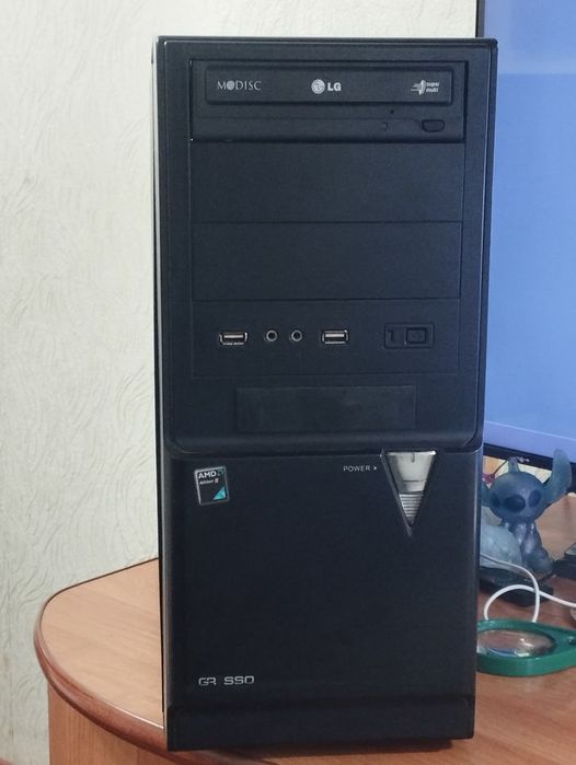 Корпус для компʼютера mATX + DVD-привід LG — б/в