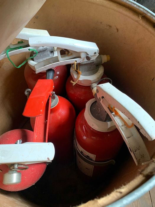 Extintores de pó químico