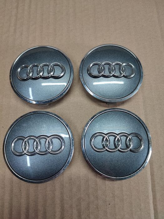 Dekielki dekiel kapsel | 57mm 61mm Audi | Grafit Oryginalny ORG