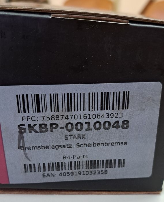 Kit pastilhas de travões