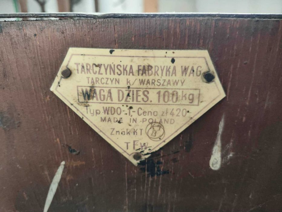 Waga Tarczyńska Fabryka Wag 100kg