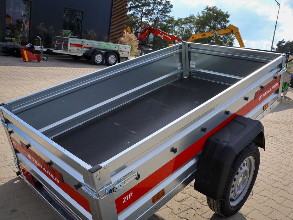 Temared ZIP 2010 KIPP przyczepa 201 x 106 cm z uchylnym dyszlem