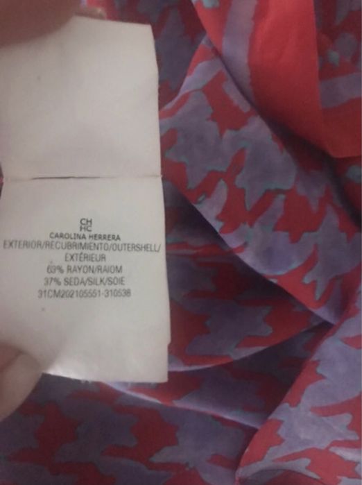 Blusa carolina herrera