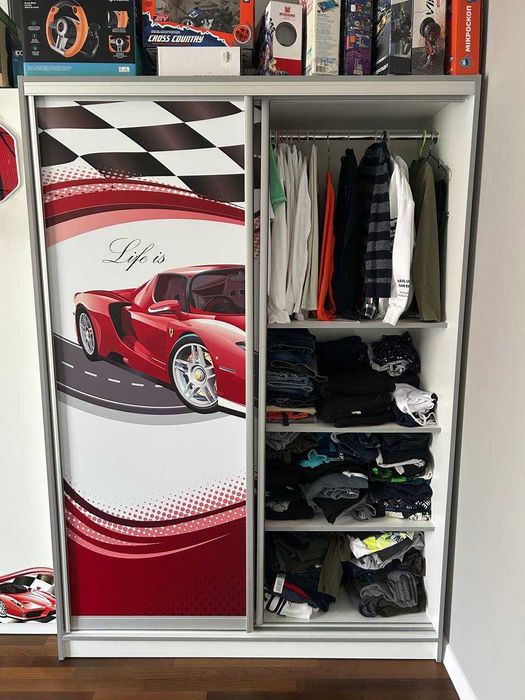 Меблі дитячі Ferrari Феррарі повний комплект для кімнати хлопчика