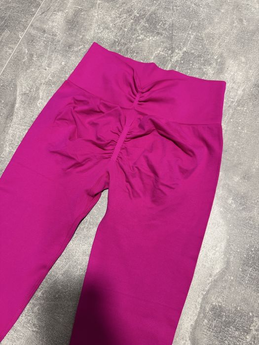 Лосини з push ap однотон кольрові