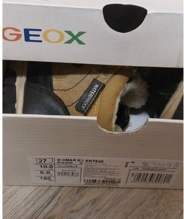 Дитячі зимові черевики чоботи для хлопчика GEOX 27