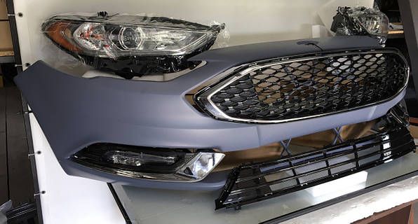 FORD FUSION Фара левая галоген с led дхо 2017 2018 2019 2020