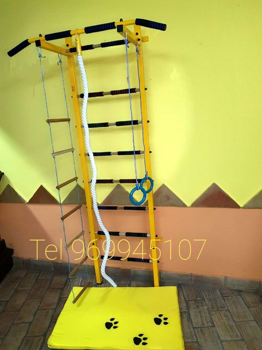 Espaldar gimnasio para criança