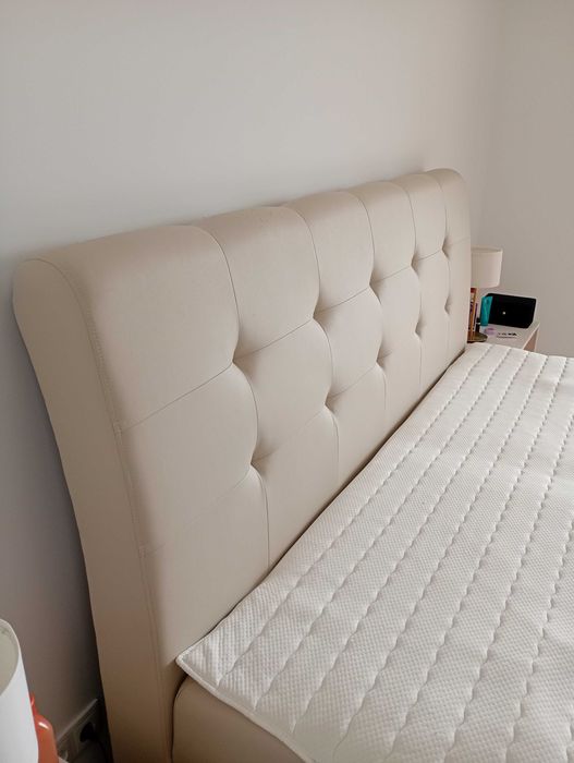 Cama Continental 200x200cm - Cor Bege