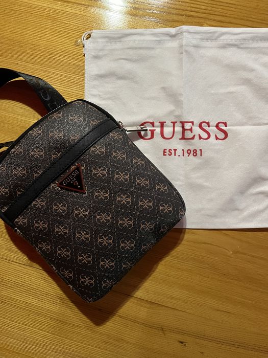 !! БЕЗ ПРЕДОПЛАТИ !! Guess Vezzola Cyмуа Коричневий