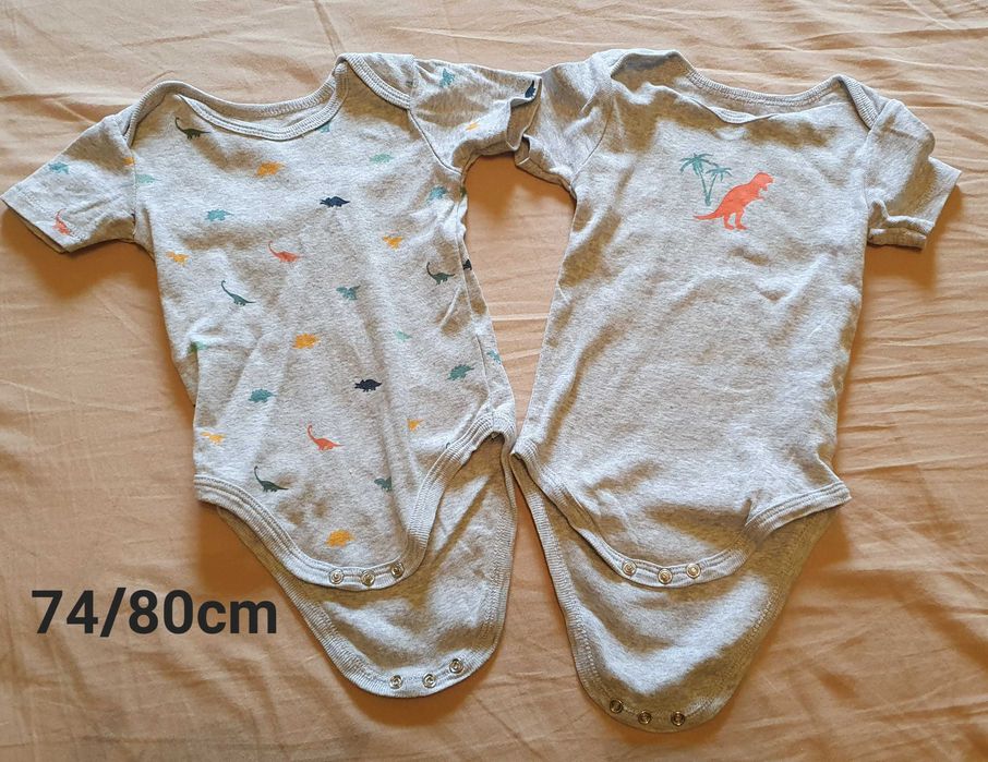 2x body r 74/80 chłopięce