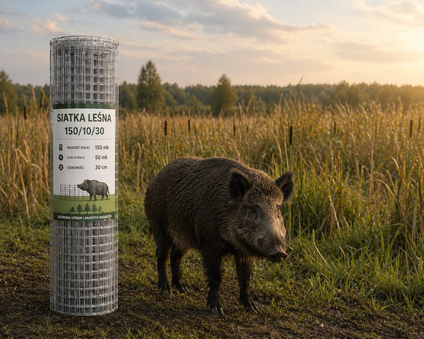 Siatka leśna 150/10/30 rolka 50mb