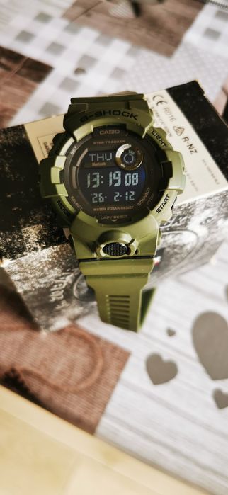 Relógio Gshock gbd 800 Bluetooth,verde camuflado tipo tropa!