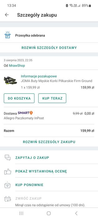 Korki męskie piłkarskie rozmiar 40.5 Joma