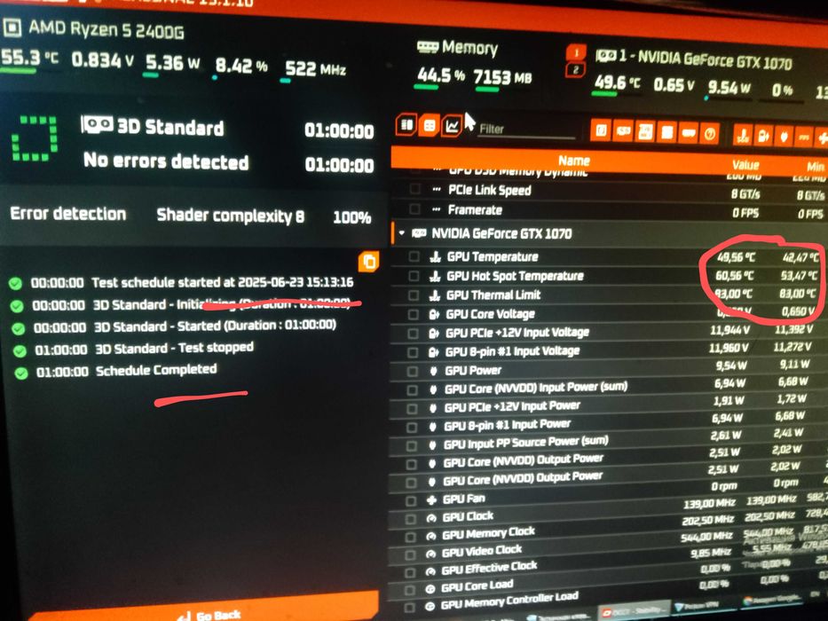 Відеокарта 3D прискорювач MSI GTX 1070 AERO ITX  8G OC (8Gb/GDDR5/256