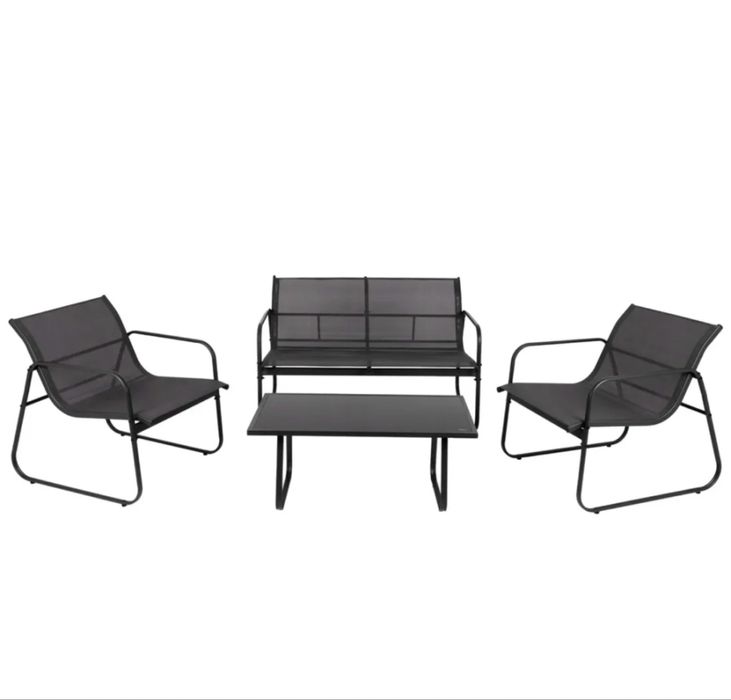 Zestaw meble OGRODOWE na taras do ogrodu KOMPLET stół 2 x fotel sofa