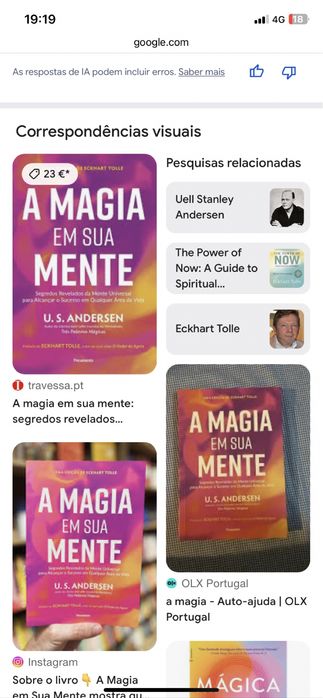 A MAGIA EM SUA MENTE- Livro novo