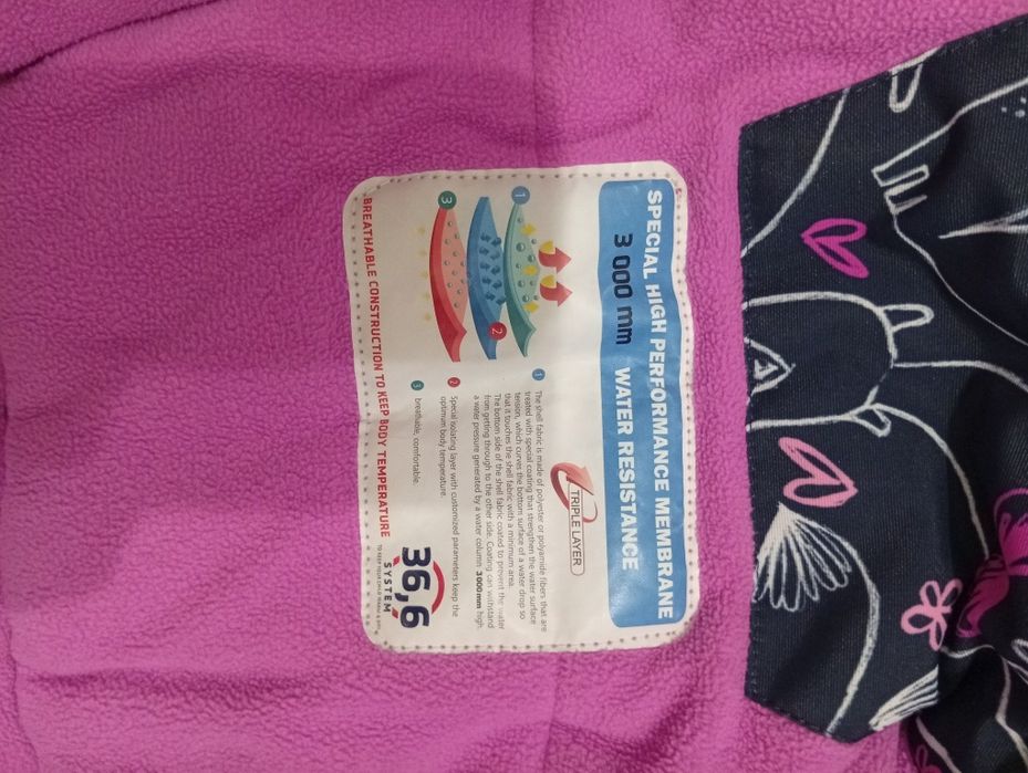 Зимний комбинезон для девочки