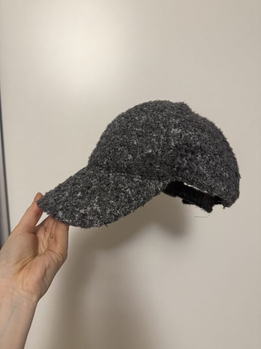 Тепла зимова кепка колір графіт