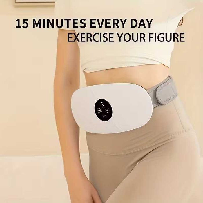 Eletroestimulador / massagem abdominal e lombar. Carrega USB. Novo.