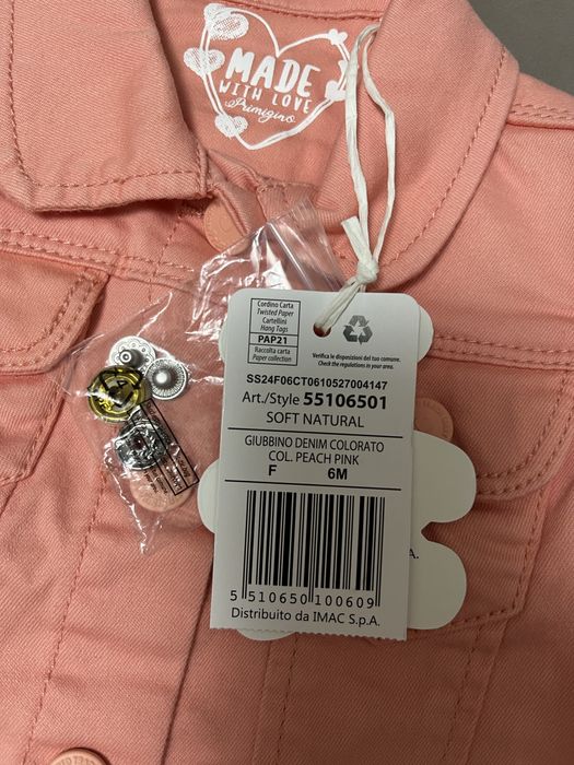 Куртка джинсова для дівчинки