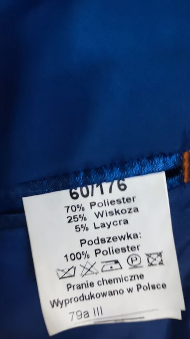 Marynarka męska granatowa