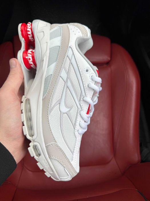 (ОПЛАТА ПІСЛЯ ОГЛЯДУ)Nike x Supreme Shox Ride 2 White Найк х Супрім