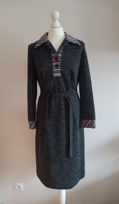 Sukienka Leygil London vintage lata 70 rozm 42