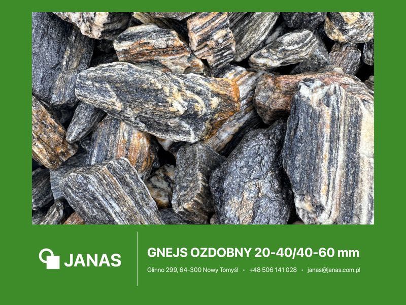 Gnejs ozdobny 20-40/40-60 mm