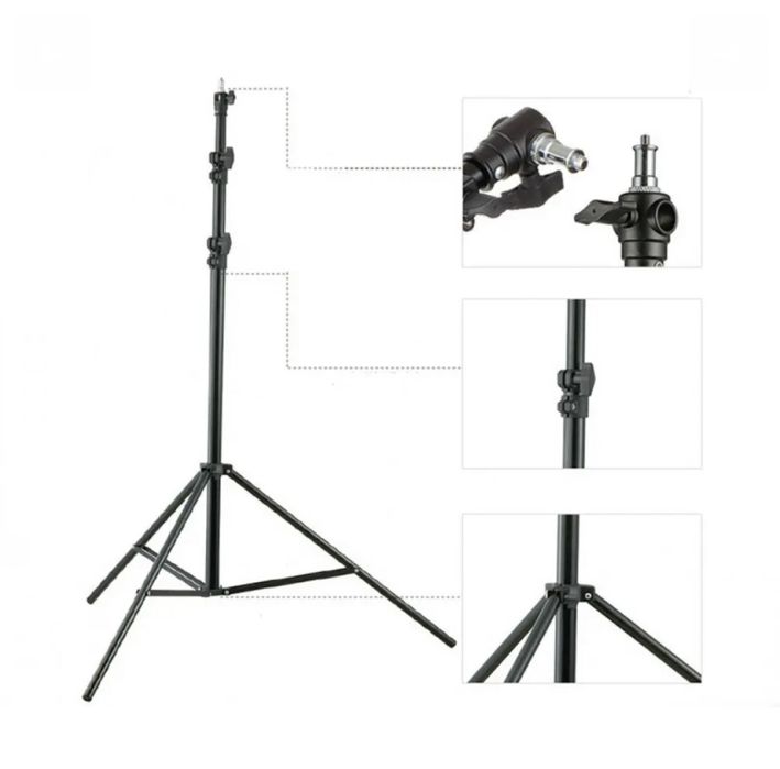 JINBEI MZ-3000FP 3м стійка для фото-відео обладнання MZ-3800, MZ-4800