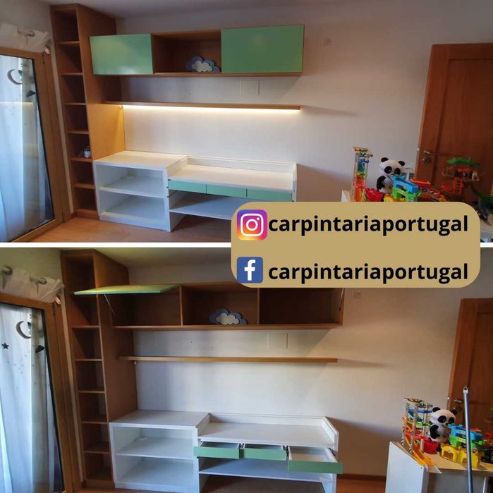 quartos e escritórios planeados