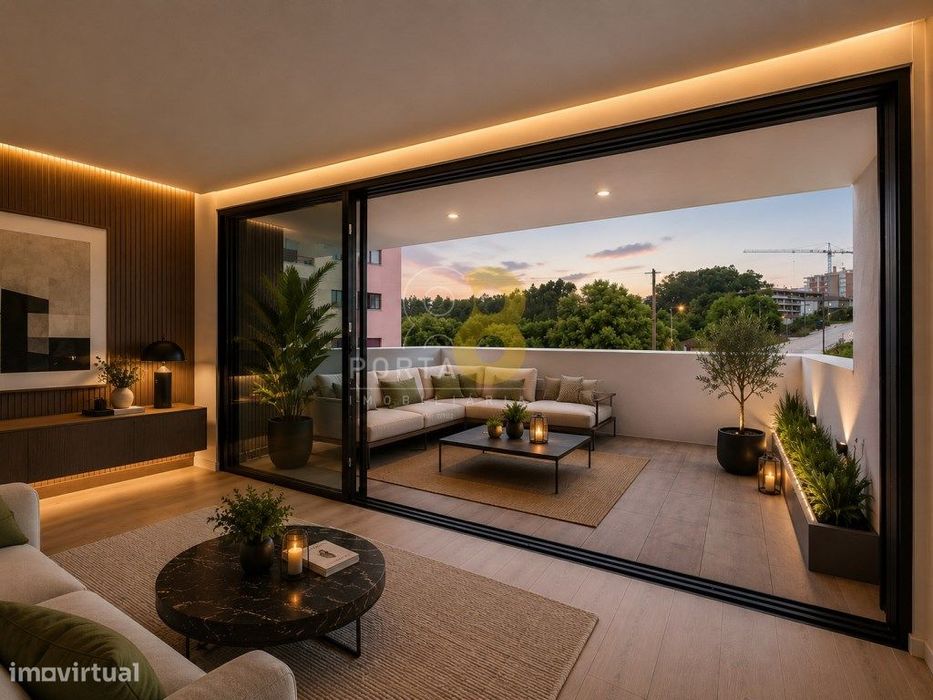T1 com terraço de 20,44m2 em Gondomar