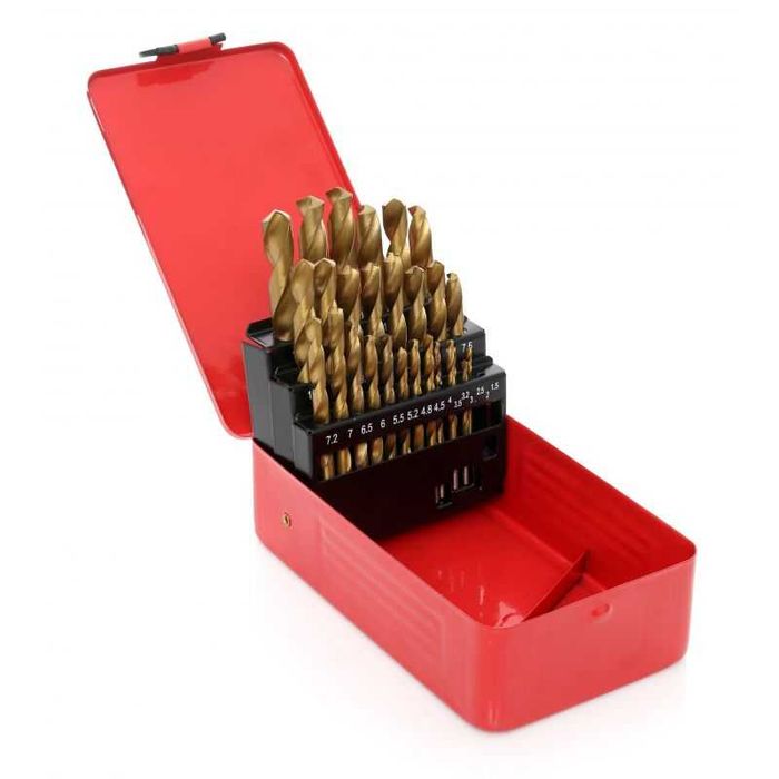 Wiertła do metalu 29szt KD10344